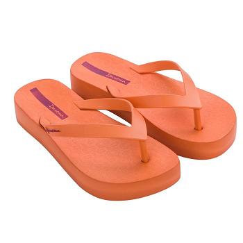 Ipanema Slippers Dames Flatform Oranje KF4076925 Belgie